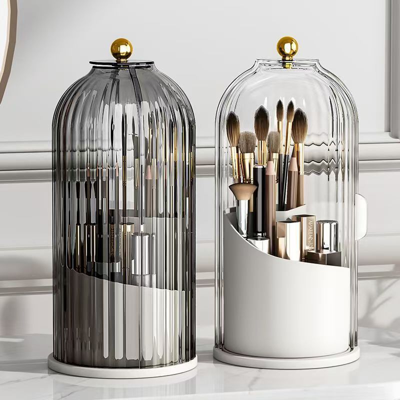 Luxury Skincare And Makeup Brands - 360° Rotating Makeup Brush Holder With