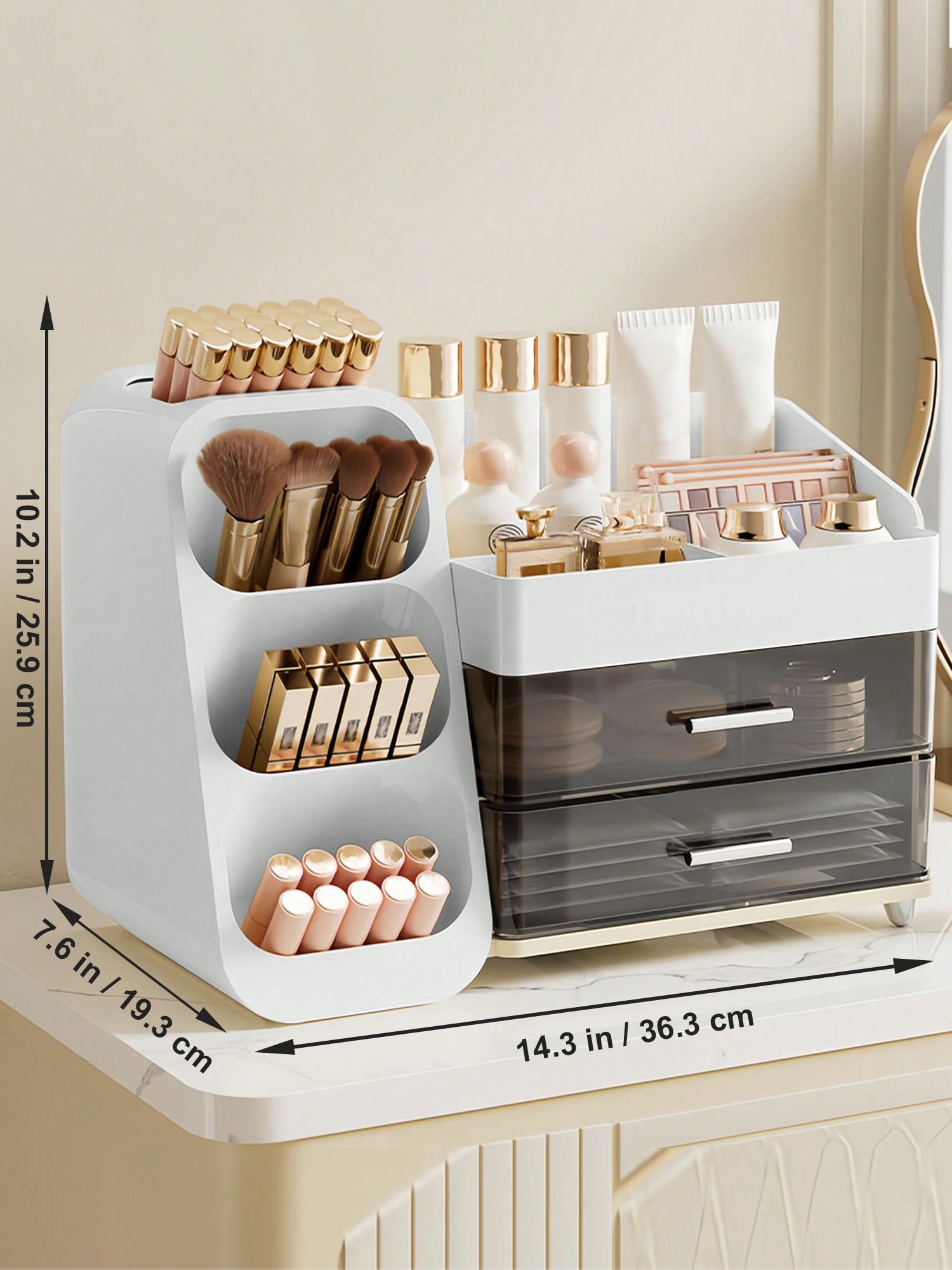 Makeup Organizer Modern Luxury - đánh giá và giá Luxury Skincare Gifts