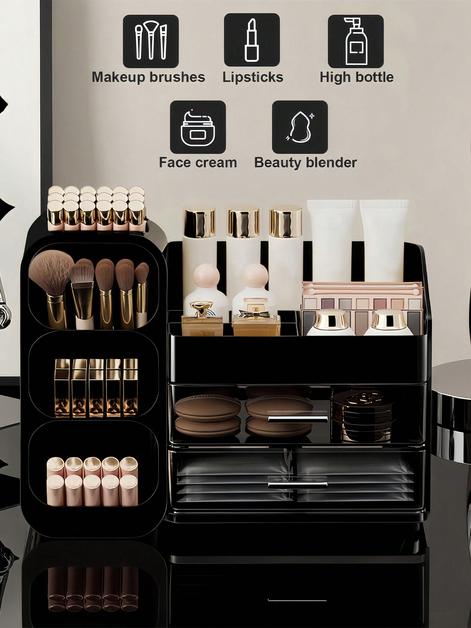 Makeup Organizer Modern Luxury - đánh giá và giá Luxury Skincare Gifts