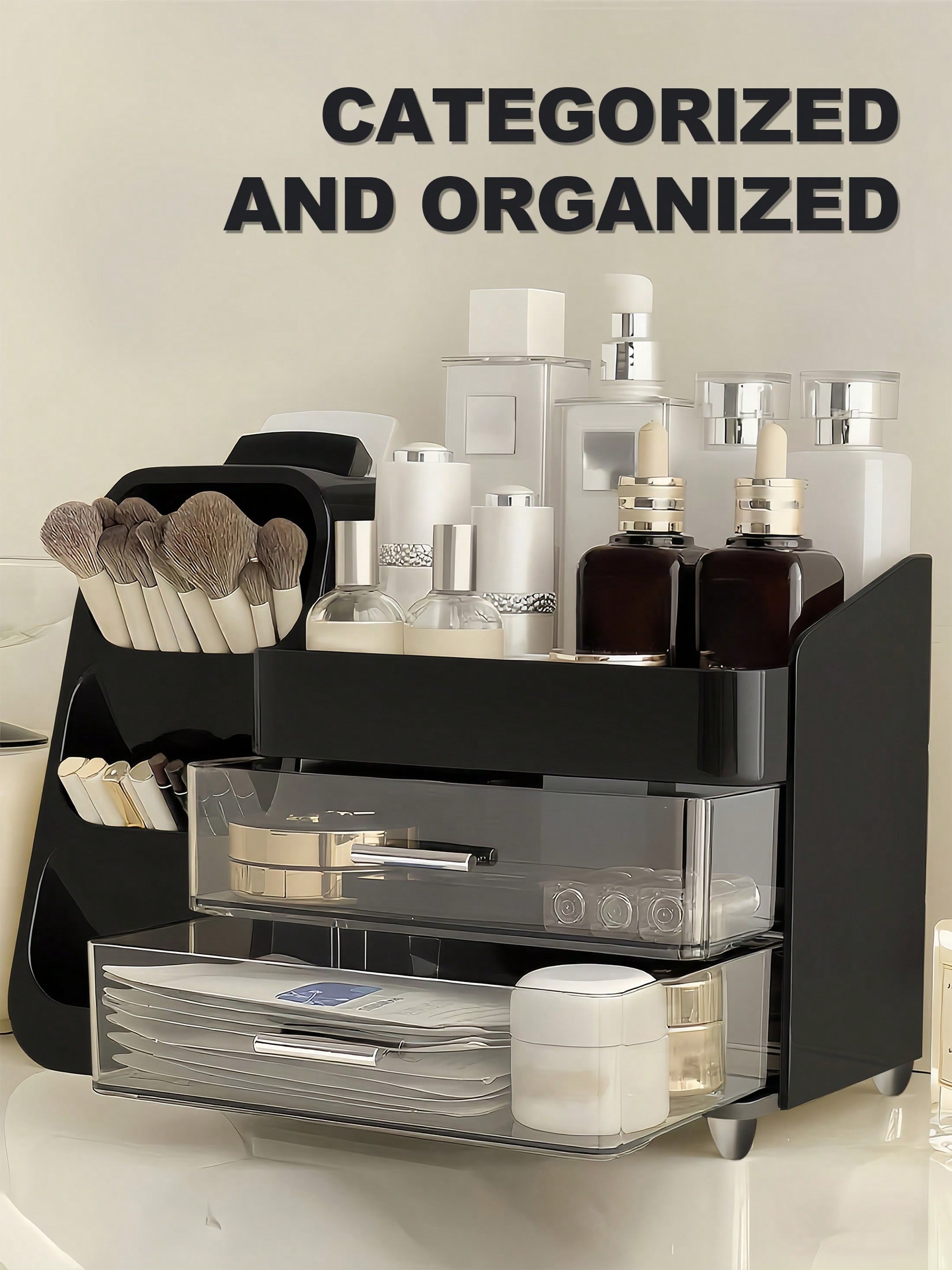 Makeup Organizer Modern Luxury - đánh giá và giá Luxury Skincare Gifts