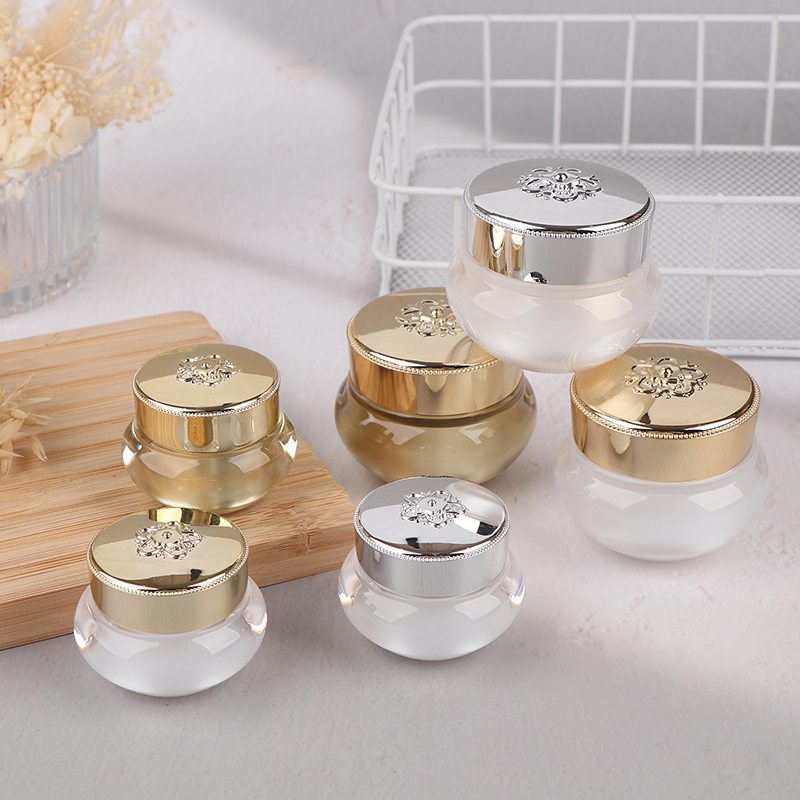 Acrylic Empty Travel Cream Jar - đánh giá và giá Luxury Skincare Packaging
