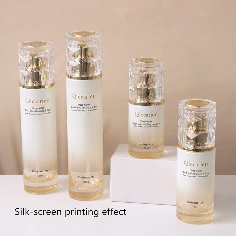 6pcs/pack 30g 50g Glass Cream  - đánh giá và giá Luxury Skincare Packaging