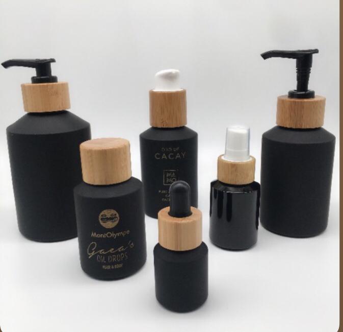 60pcs 120ml black matte glass  - đánh giá và giá Luxury Skincare Mask