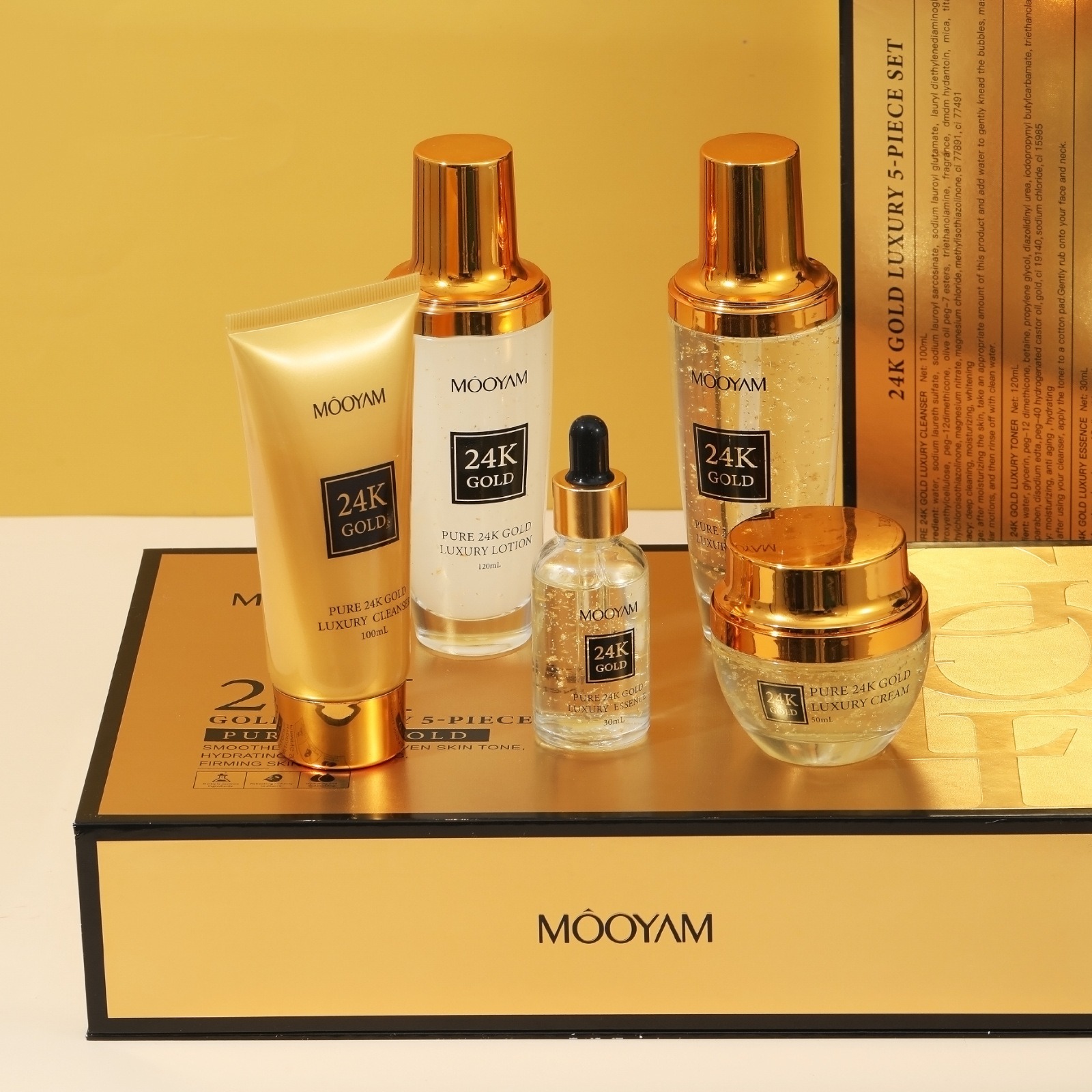 24K Gold LUXURY Moisturizin An - đánh giá và giá Luxury Skincare Sets