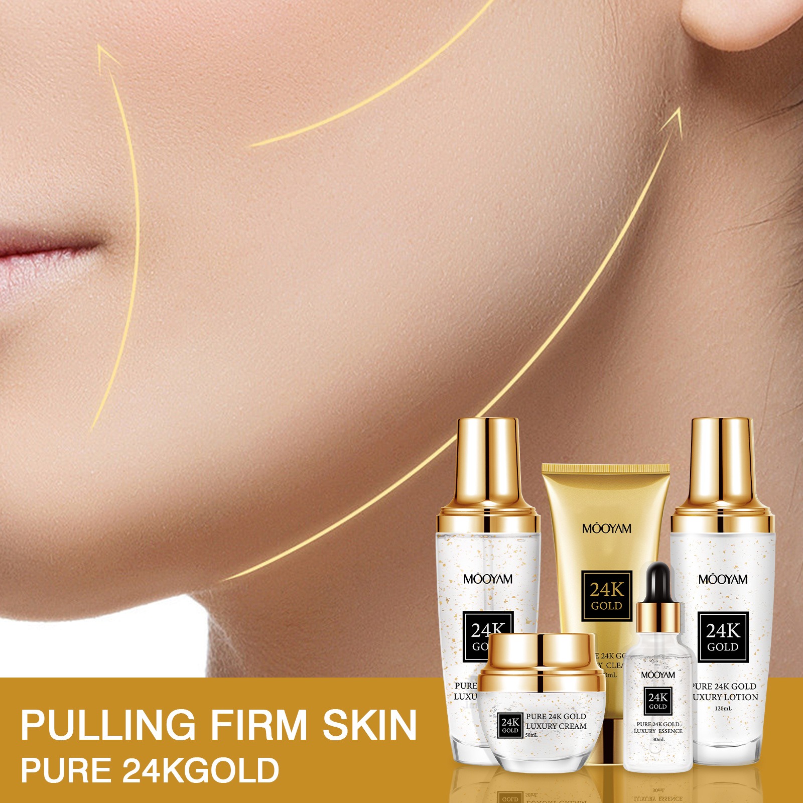 24K Gold LUXURY Moisturizin An - đánh giá và giá Luxury Skincare Sets