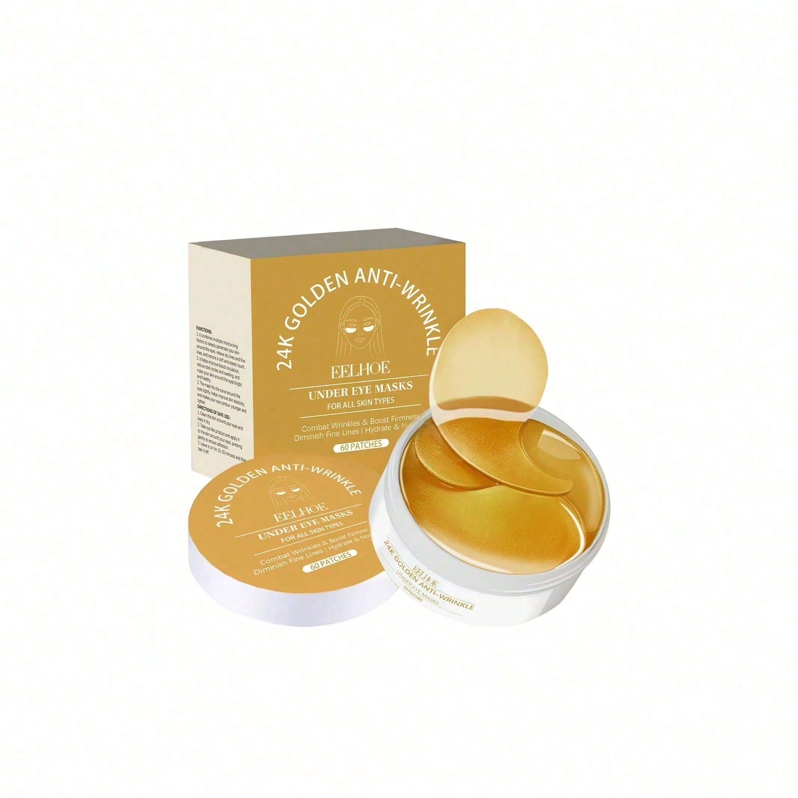24K Gold Eye Mask, 60 Count Lu - đánh giá và giá Luxury Skincare Mask