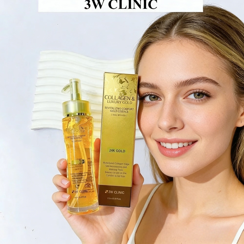 3WCLINIC Collagen & Luxury Gol - đánh giá và giá Luxury Skincare In Korea